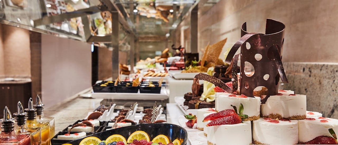 The Bistro is a European-style eaterie open throughout the day for specialist coffees, teas and light bites such as pastries, cookies and sandwiches.