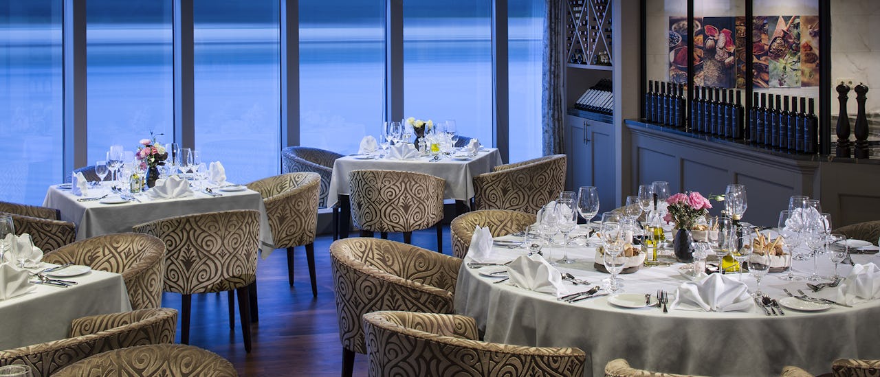 The chef's specialty restaurant with a delicious tasting menu