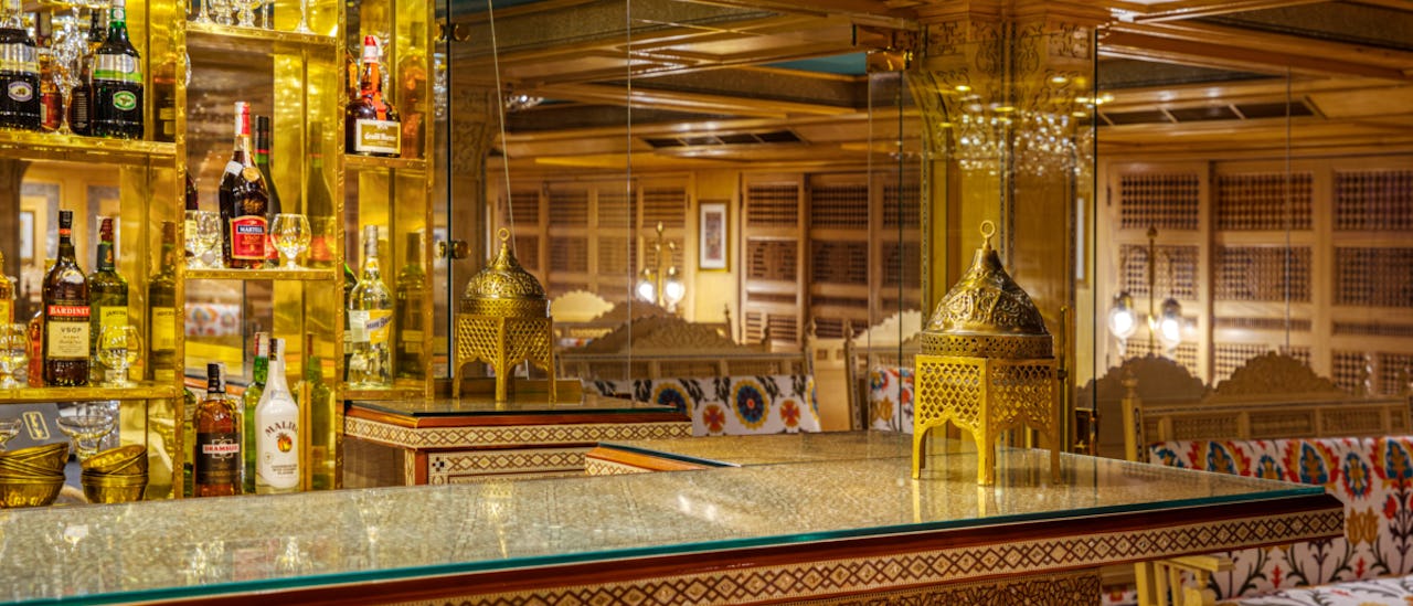 Enjoy a drink in the bar