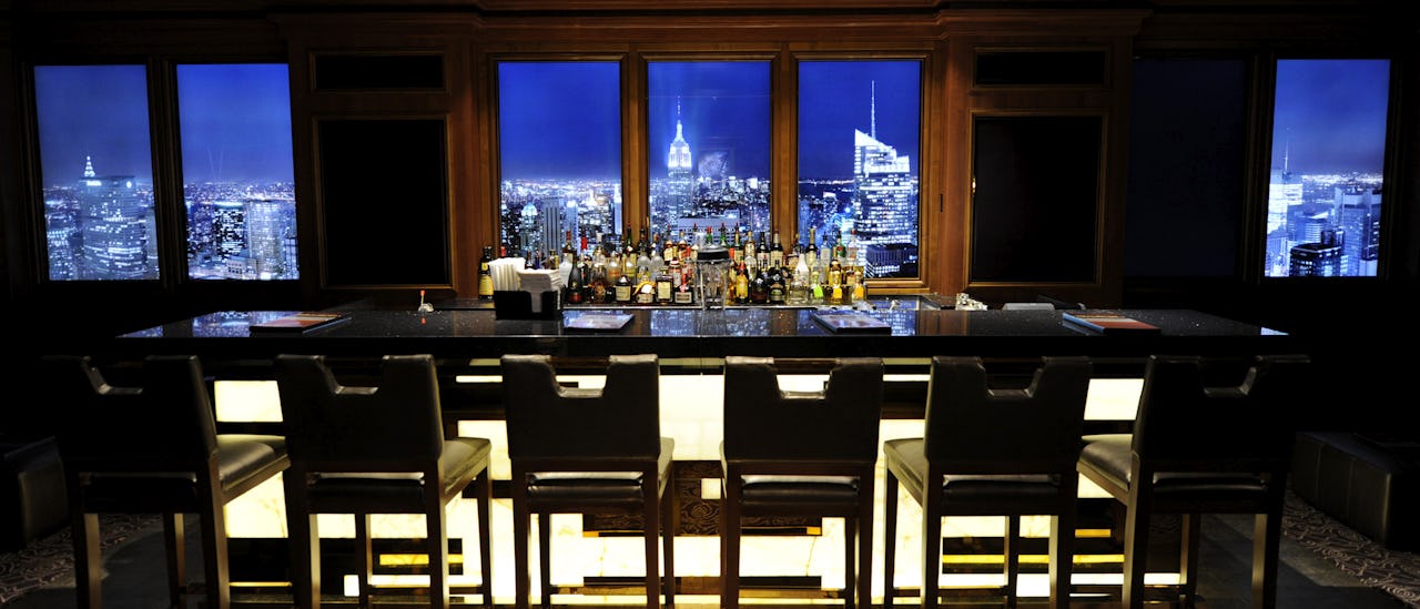 Enjoy a cocktail in the bar