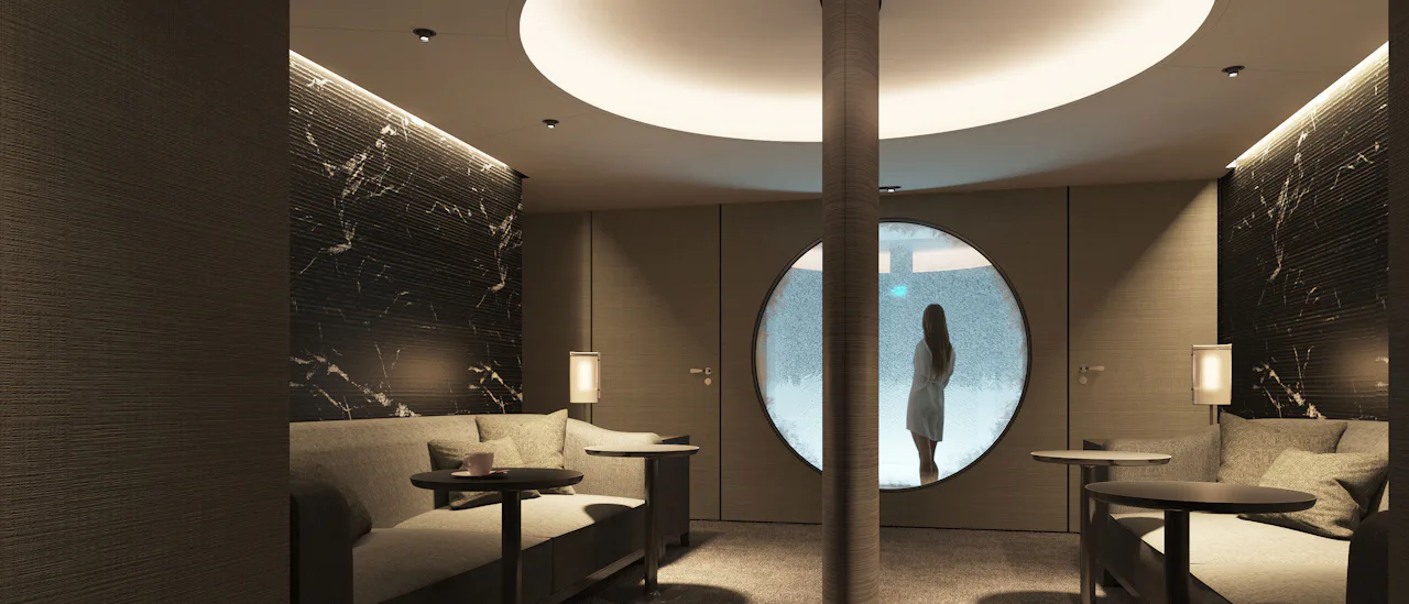 The relaxing spa