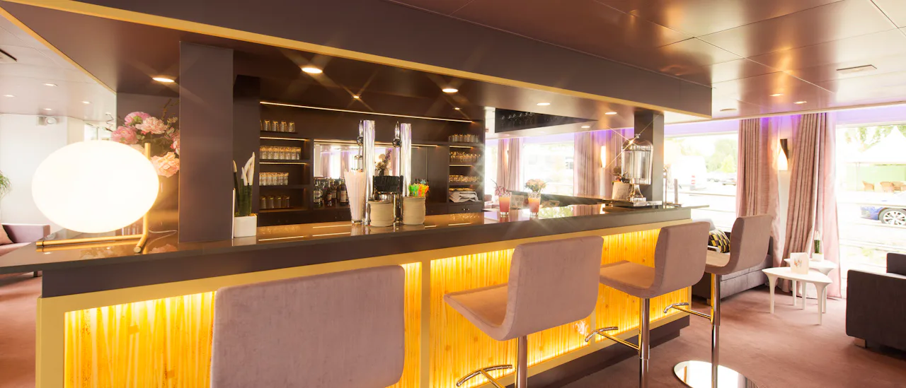 Enjoy a drink in the bar