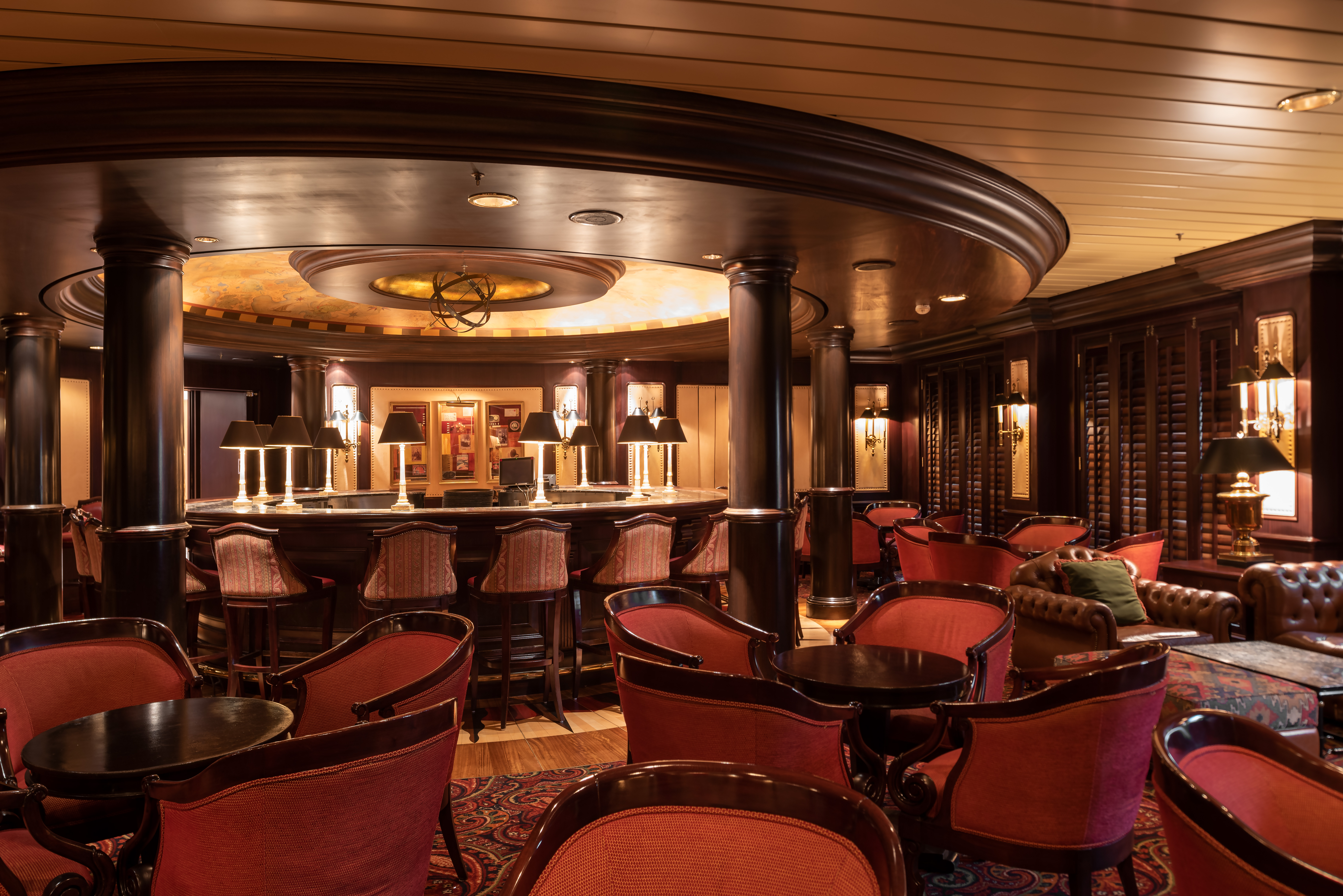 Signature piano bar with an intimate ambience at the Aveny Saloon