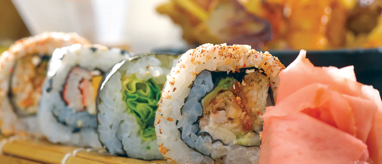 Sushi time at Red Ginger