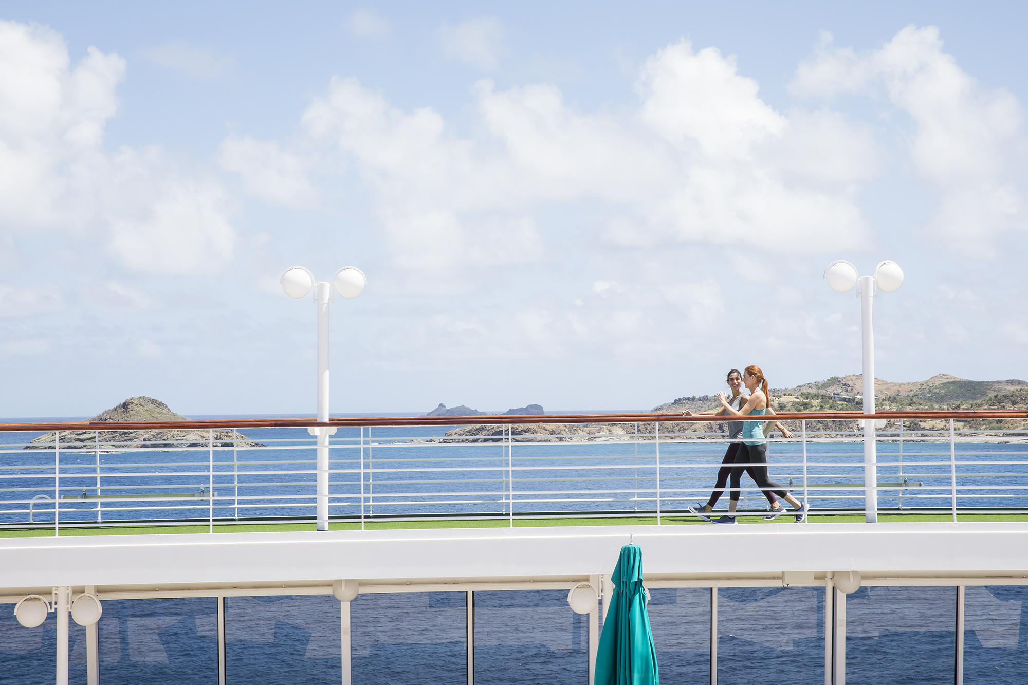 Running with a sea view