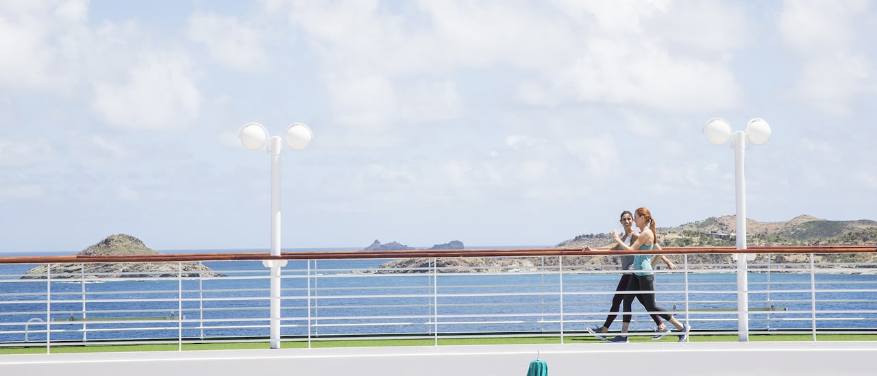 Running with a sea view