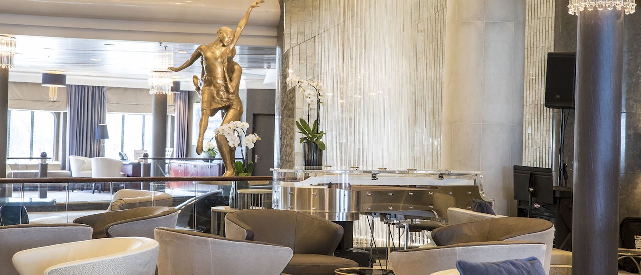 The Atrium is the central meeting place