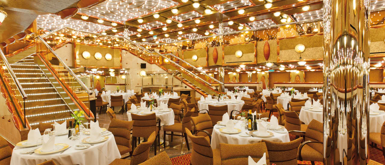 One of the complimentary main dining rooms