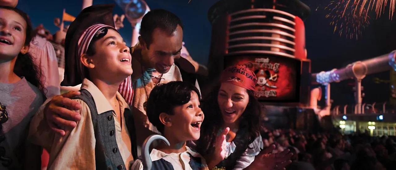 Have fun with the pirates during the Pirates of the Caribbean nights.
