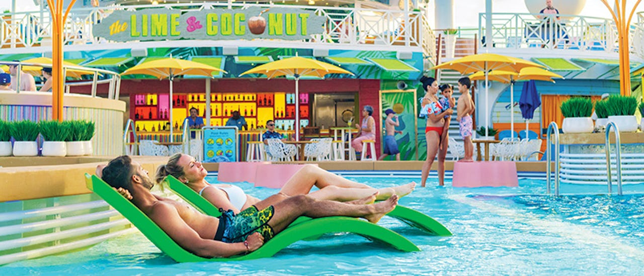 The Lime and Coconut turns up the vacation vibes with tropical cocktails, lively music, and a vibrant atmosphere