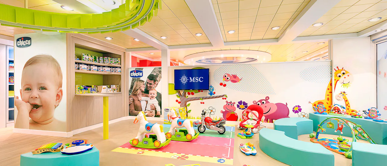 The Baby Club is designed for the youngest guests