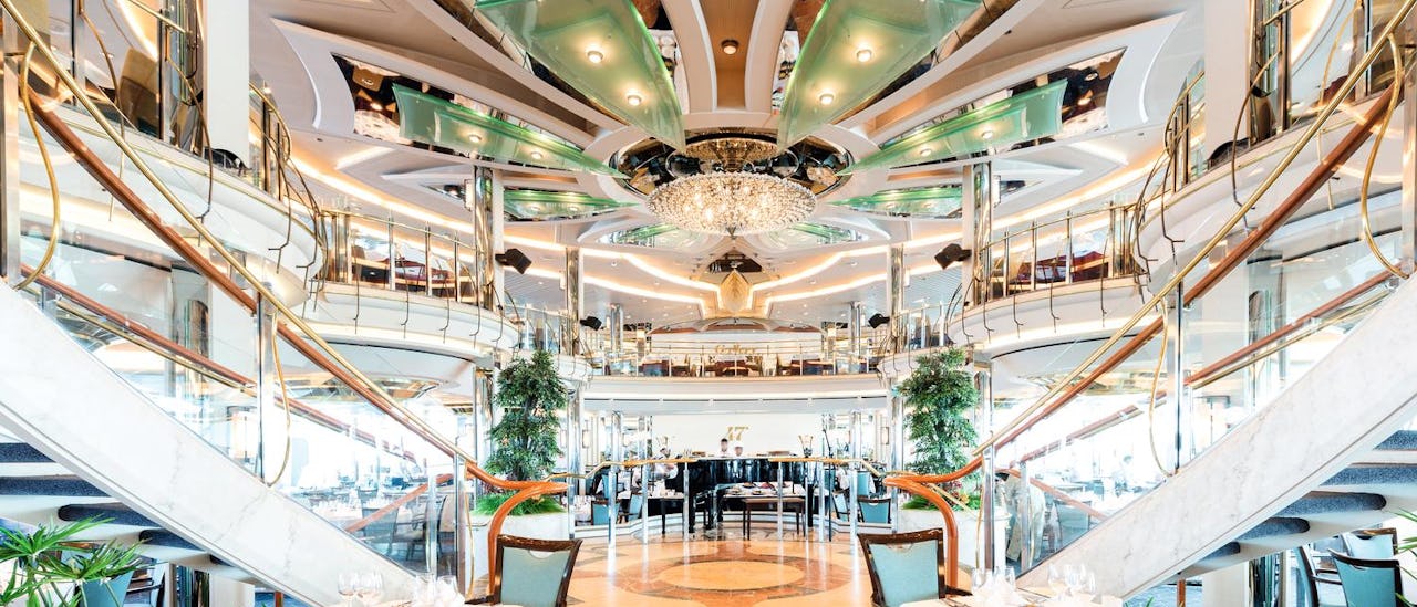 47° -  the main eatery is a big, stylish venue, finished in the colors of the sand and the sea