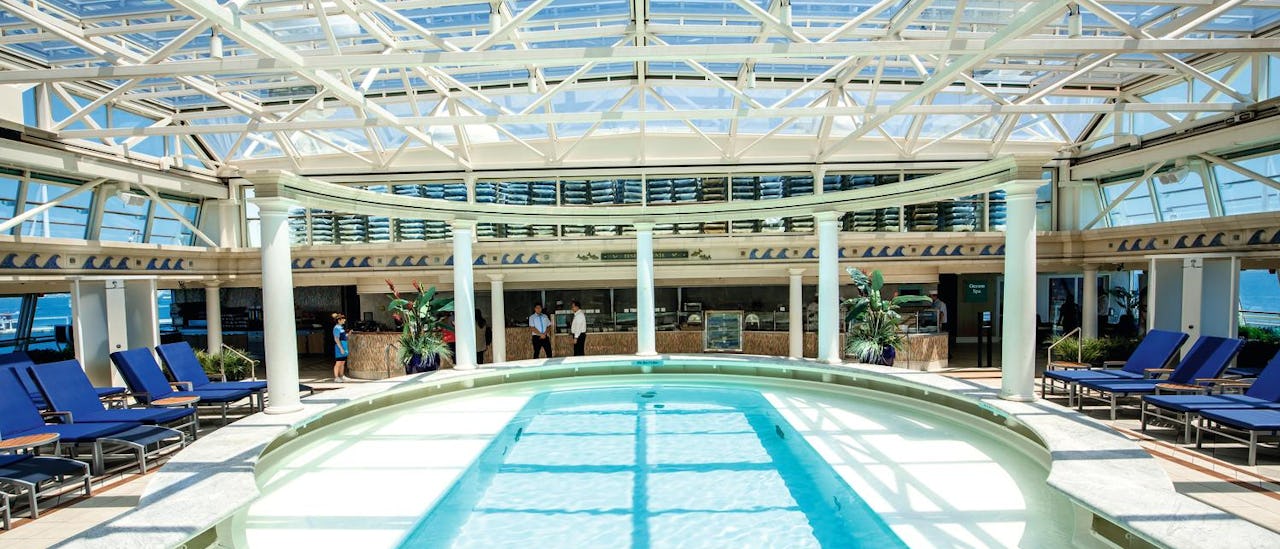 The indoor pool