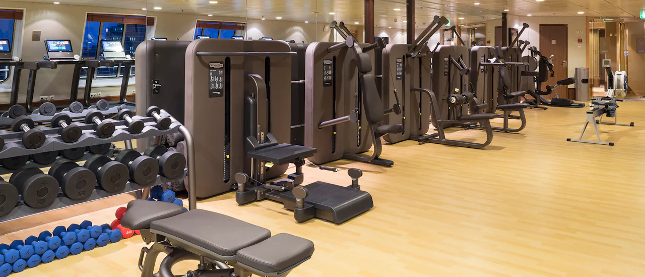 The fitness center