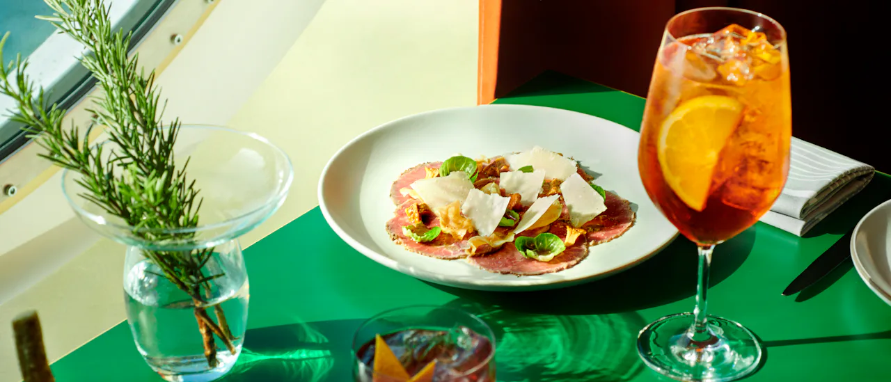 Extra Virgin, is the Italian restaurant onboard
