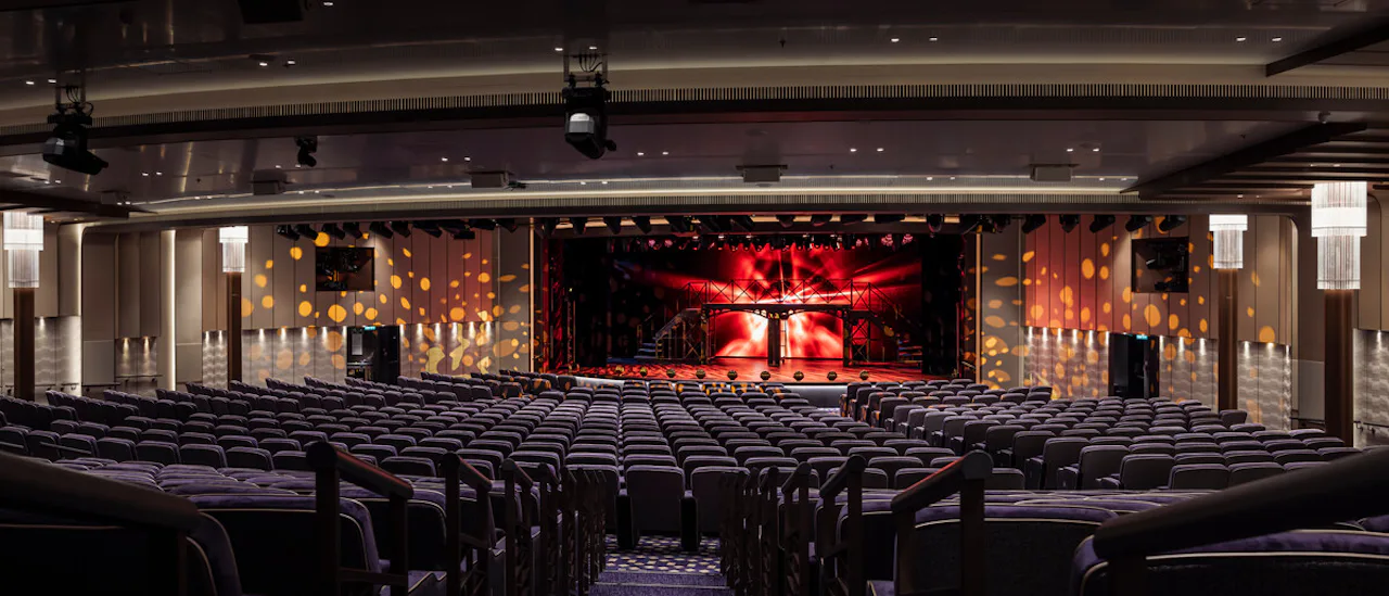 By day and by night, the Royal Court Theatre brings world-class entertainment to the high seas