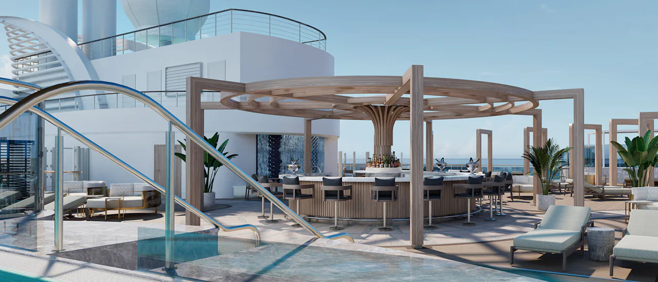 Vibe Beach Club will provide the ultimate setting for relaxation at sea