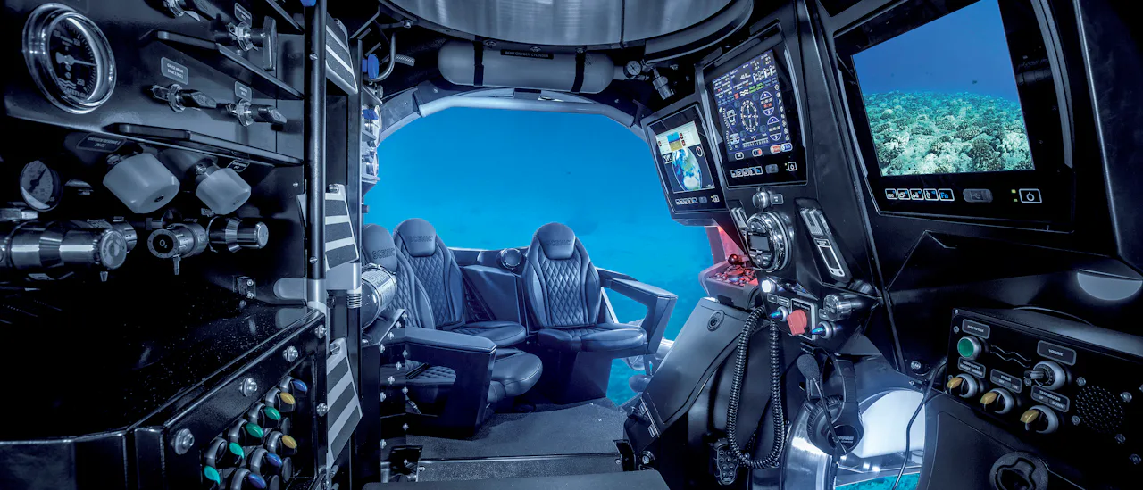 An exciting range of submarine excursions are available for an additional fee, taking you deep into the depths of the oceans from the Arctic, to Antarctica, from the Caribbean to the Mediterranean and the fjords of Norway to Greenland.