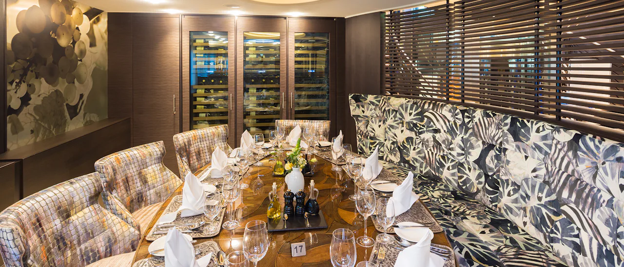 The wine room
