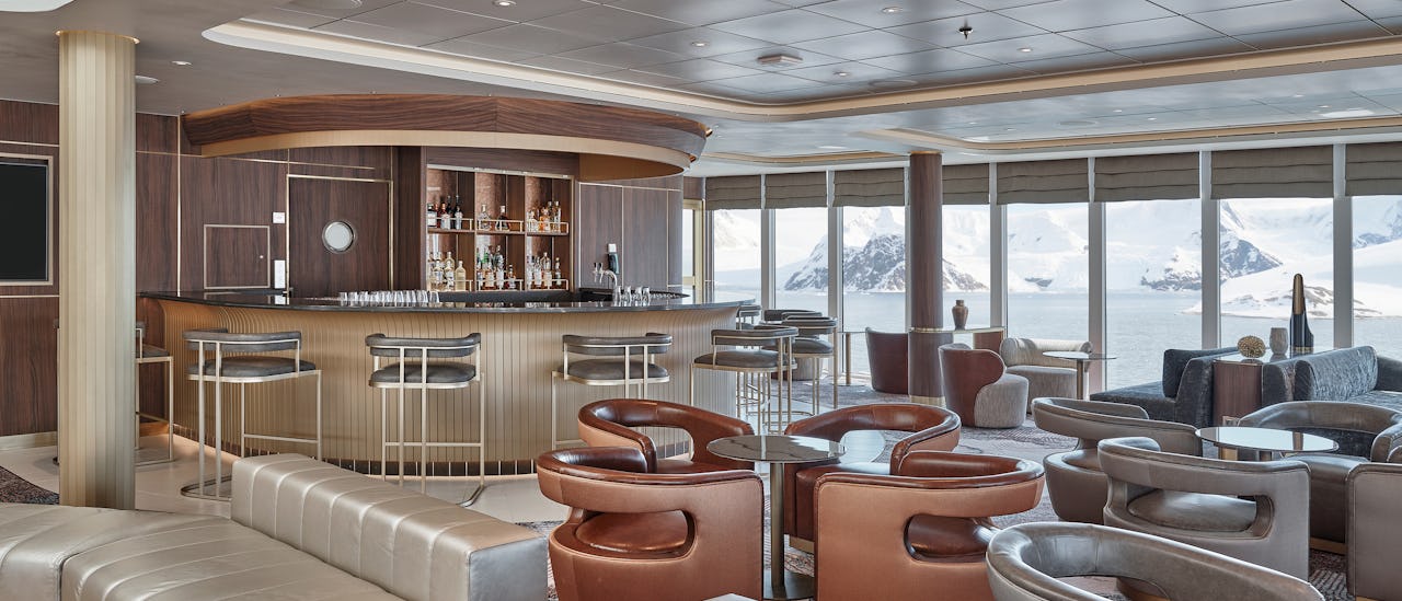 The Observation Lounge offers wrap-around views