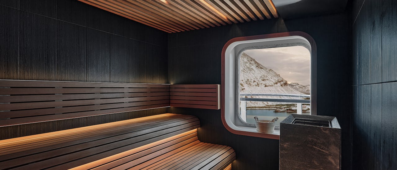 Relax in the sauna
