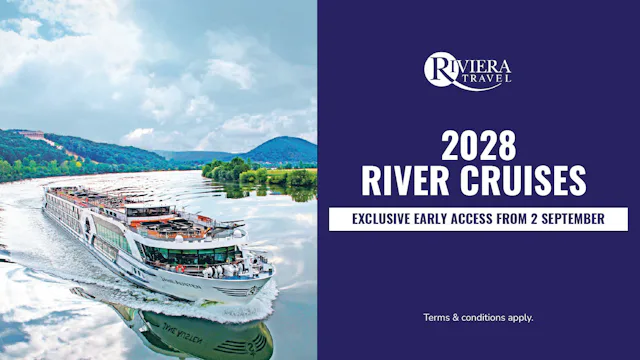 2028 River Cruises - Exclusive early access from 2 September