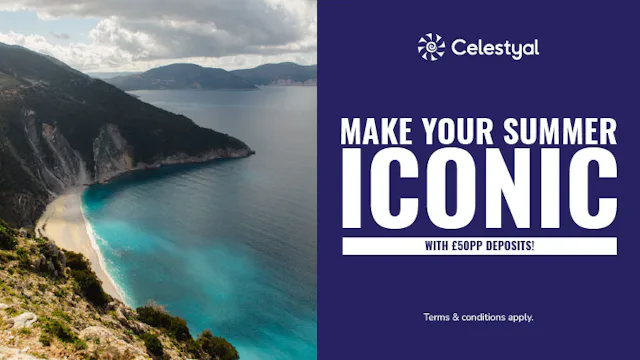 Make your Summer Iconic with a low £50pp deposit with Celestyal Cruises