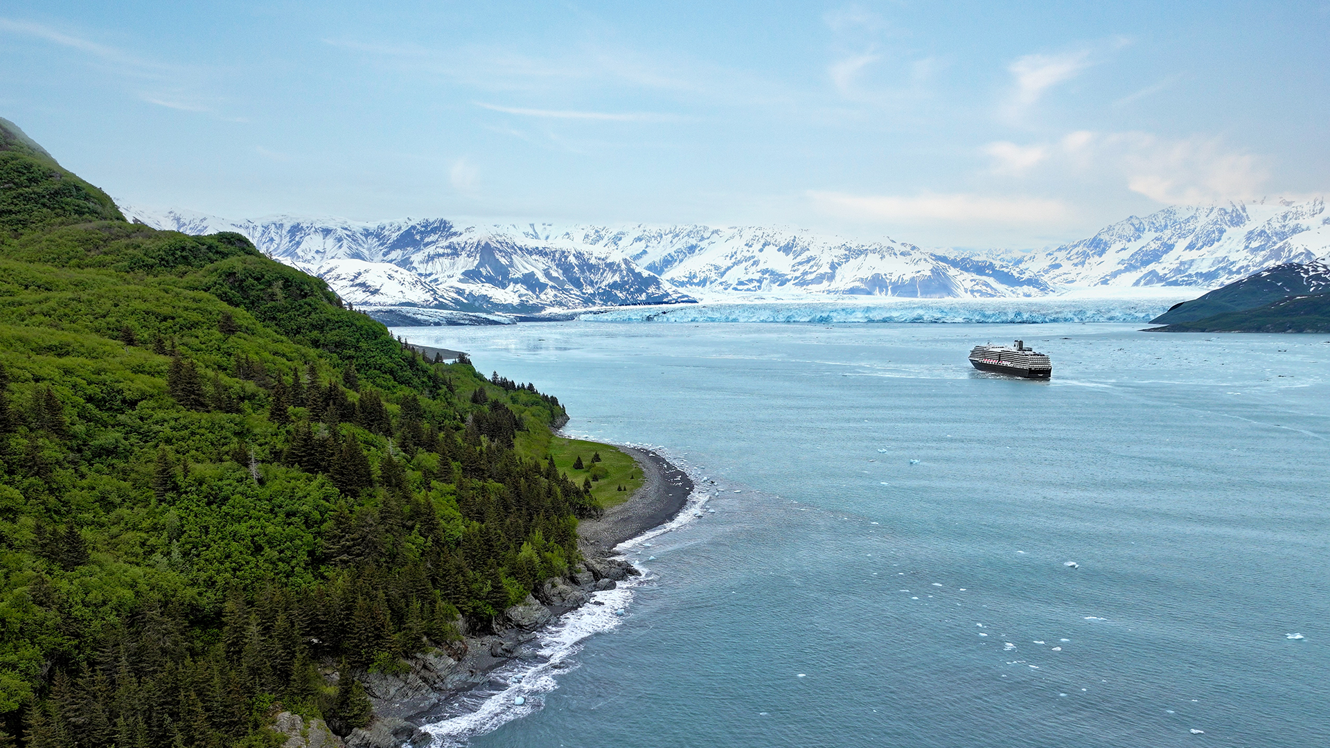 Westerdam in Hubbard Glacier
