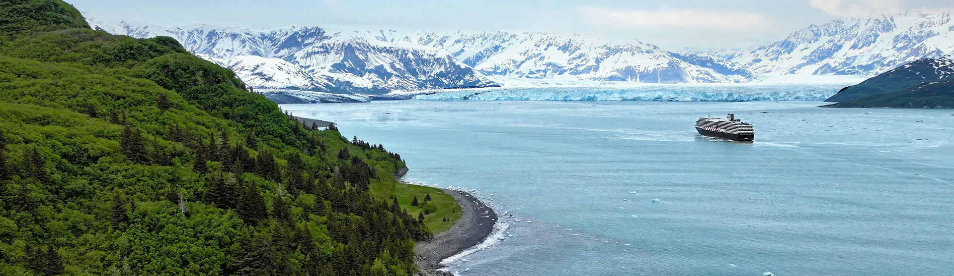 Westerdam in Hubbard Glacier