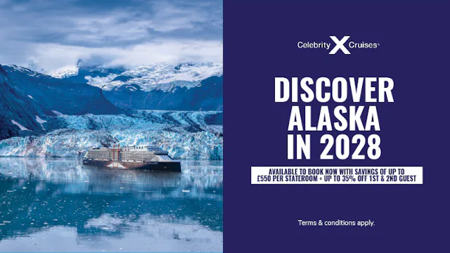 Alaska 2028 on sale no with Celebrity Cruises