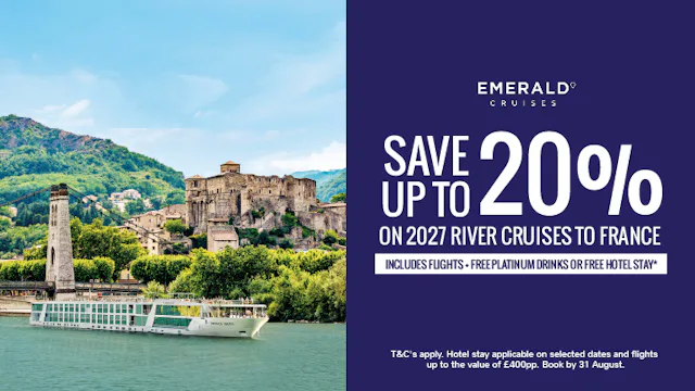 Save up to 20% on 2027 River Cruises to France