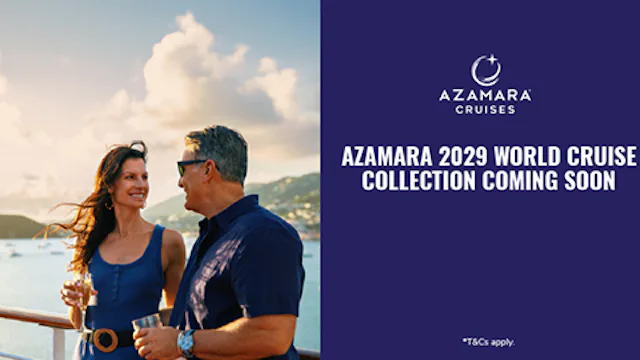 Azamara 2029 world cruise collection coming soon