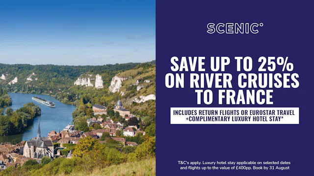Save up to 25% with Scenic River Cruises