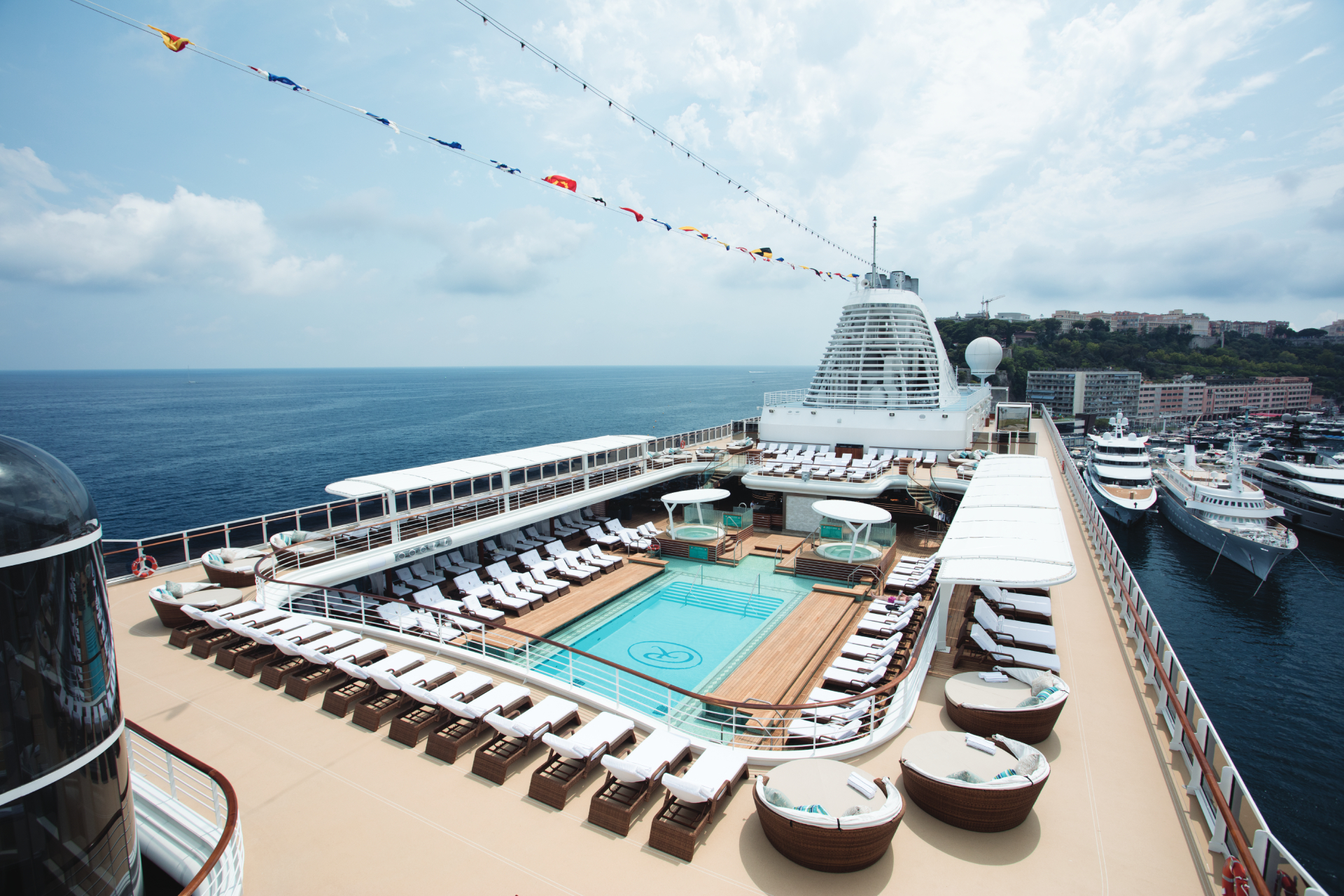 Seven Seas Explorer Pool Deck