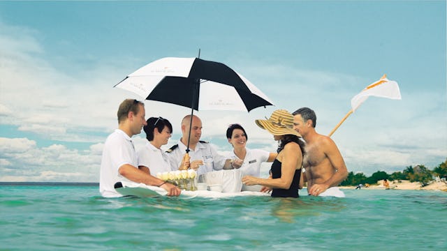 Seabourn Caviar in the Surf