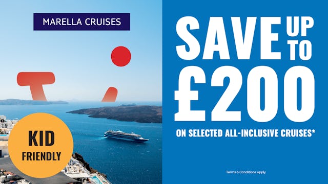 Save up to £200 with Marella Cruises