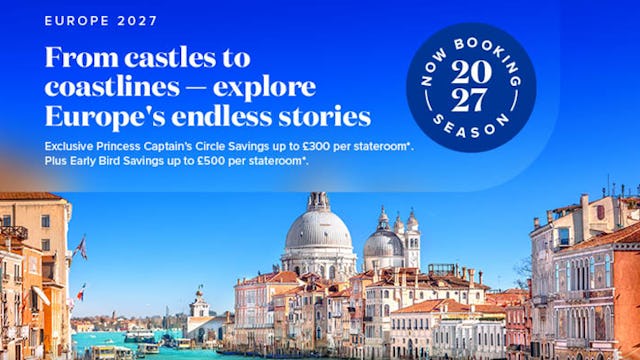 Princess Cruises Europe 2027
