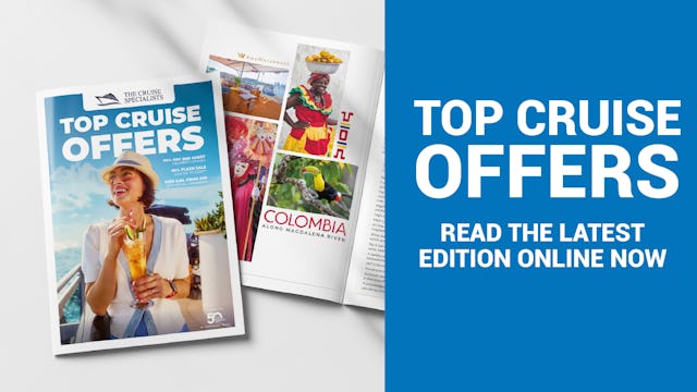 Top Cruise Offers brochure with The Cruise Specialists