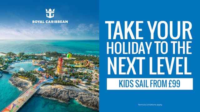 Kids sail from £99 with Royal Caribbean