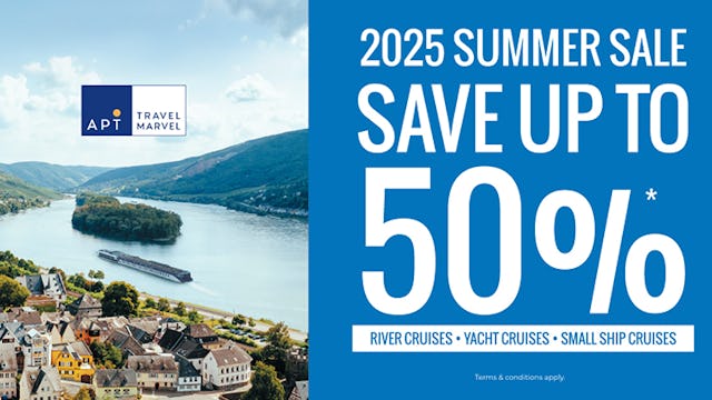 2025 Summer sale with APT River Cruises
