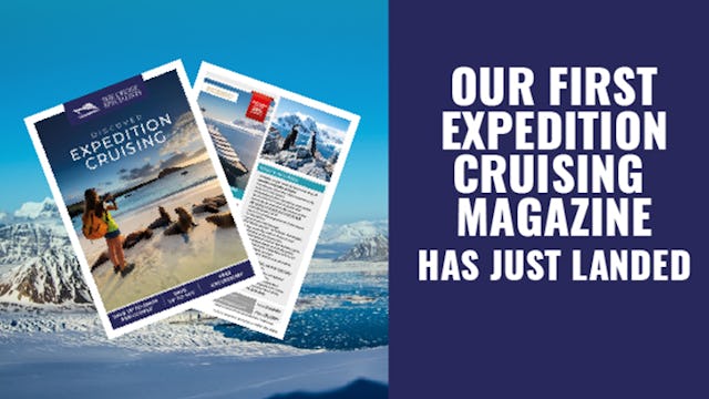 Expedition Cruise brochure with The Cruise Specialists