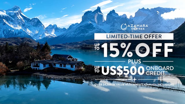 Limited-time offer with Azamara Cruises