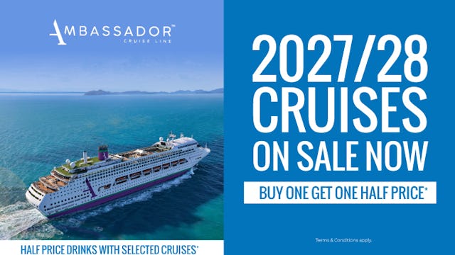 2027/28 cruises with Ambassador