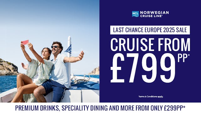 NCL Europe 2025 sale