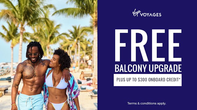 Virgin Voyages Free balcony upgarde