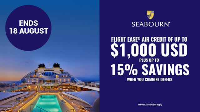 One Week Sail with Seabourn