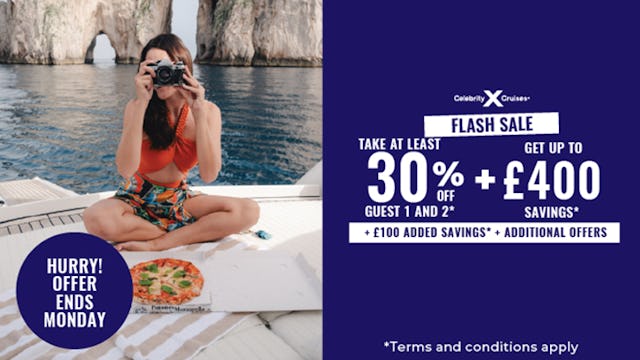 Flash sale with Celebrity Cruises