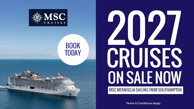 2027 MSC Cruises on sale now