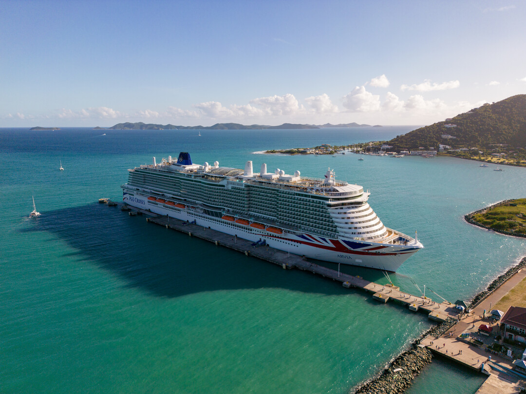 P&O Cruises Arvia in the Caribbean