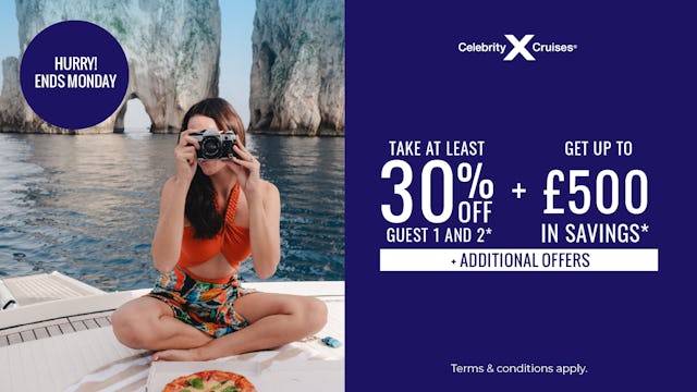 Celebrity Cruises weekend bonus
